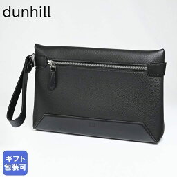 セカンドバッグ 【エントリー10倍★24日20:00から27日9:59】ダンヒル dunhill クラッチバッグ ジップポーチ セカンドバッグ 2023AW 1893 ハーネス メンズ ブラック 23R3103GN001