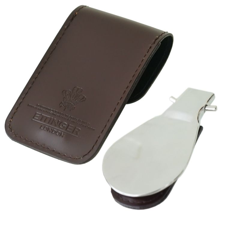 エントリーP10倍！4日20時から エッティンガー ETTINGER 靴ベラ 携帯ポーチ シューホーン メンズ BH298JR NUT ナッツ