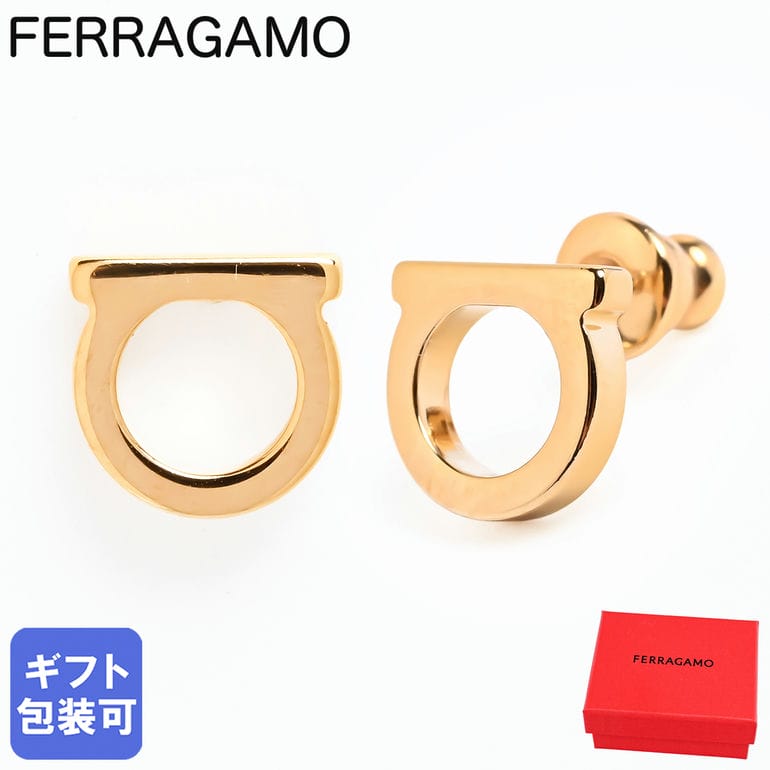 乐天商城 - フェラガモ Salvatore Ferragamo サルヴァトーレフェラガモ ピアス Sサイズ ガンチーニ メンズ レディース ゴールド 760120 696432 0696432 ジュエリー【スペシャルラッピング660円(別売り)】
