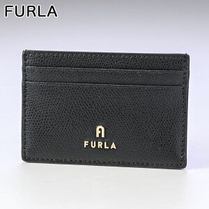 【エントリー10倍★24日20:00から28日1:59】【名入れ可有料】 フルラ FURLA カードケース カメリア CAMELIA レディース ネロ WP00305 ARE000 O6000 箔押し