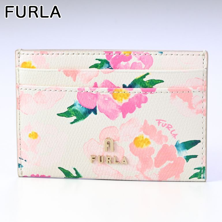 名入れマシュマロ 【名入れ可有料】 フルラ FURLA カードケース カメリア CAMELIA レディース トニ マシュマロ WP00305 BX1818 1833S 箔押し【スペシャルラッピングB対応(別売り)】