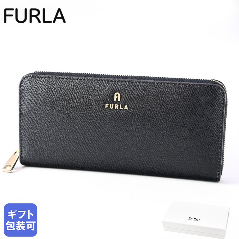 フルラ 長財布 レディース 【エントリー10倍★9日20:00から16日1:59】フルラ FURLA 長財布 レディース CAMELIA カメリア ラウンドファスナー ジップアラウンド ネロ WP00322 ARE000 O6000【スペシャルラッピングB対応(別売り)】