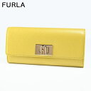 【箔押し名入れ可有料】 フルラ FURLA 長財布 2023AW レディース 1927 コンチネンタル HONEY ハニー イエロー系 PCV0ACO ARE000 HY000 ウォレット【スペシャルラッピングB対応(別売り)】