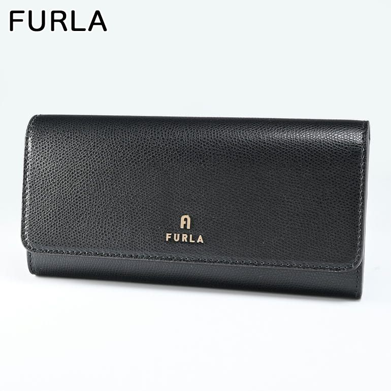 【エントリー10倍★9日20:00から16日1:59】【箔押し名入れ可有料】 フルラ FURLA 長財布 2023AW レディース CAMELIA カメリア コンチネンタル NERO ネロ ブラック WP00317 ARE000 O6000 ウォレット【スペシャルラッピングB対応(別売り)】