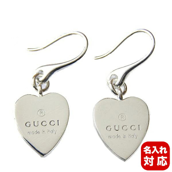 グッチ ピアス（レディース） 【名入れ可有料】 グッチ GUCCI ピアス ジュエリー ハートピアス TRADEMARK HEART シルバー925 223993 J8400 8106【スペシャルラッピングB対応(別売り)】