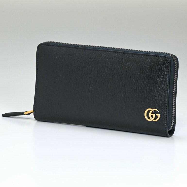 グッチ GUCCI メンズ 長財布 ラウンドファスナー GG DOLLAR ダラーカーフ ブラック 428736 DJ20T 1000