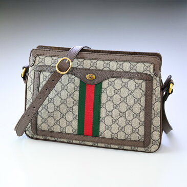 グッチ GUCCI レディース GGスプリーム ミディアム ショルダーバッグ GRGウェブ エボニー 523354 96IWT 8745 母の日 プレゼント 実用的