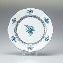 エントリー11倍!5/30-6/1★ヘレンド デザートプレート アポニーターコイズ プラチナ プレート 食器 19cm 皿 517000 ATQ3-PT 【00517000-ATQ3-PT】| 食器 キッチン 陶器 食卓