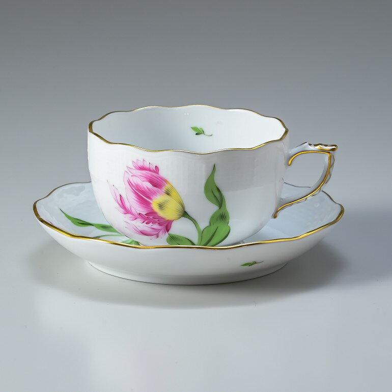 エントリー買いまわり最大19倍!ヘレンド ティーカップ&ソーサー キティ ピンク 洋食器 200ml 手描き 724000 KY-2 【00724000-KY-...