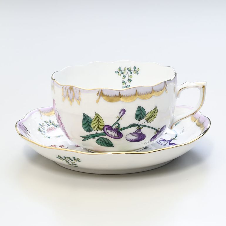 エントリー買いまわり最大19倍!ヘレンド ティーカップ&ソーサー WBOシリーズ 洋食器 200ml 手描き 724000 WBO 【00724000-WBO】...