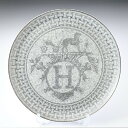 エルメス HERMES モザイク タルトプラッター プラチナ 035022P 32cm タルト皿 プレート 大皿 洋食器 【スペシャルラッピング1100円(別売...