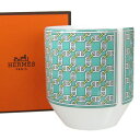 エルメス HERMES タイ・セット TIE SET ジェイド 100ml タンブラー ゴブレット 湯呑み 040283p