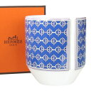 エルメス HERMES タイ・セット TIE SET アズール 100ml タンブラー ゴブレット 湯呑み 040383p