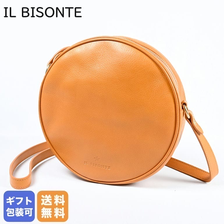 ショルダーバッグ イルビゾンテ IL BISONTE ショルダーバッグ レディース クロスショルダー 丸形 円形 オリヴェータ OLIVETA ハニー BCR328PV0001OR178B