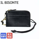 7/1は最大29倍!エントリー買い回り★ 【名入れ可有料】イルビゾンテ IL BISONTE コインケース 2024AW ネックストラップ付 L字ファスナー メ...