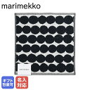 【刺しゅう名入れ可有料】 マリメッコ ハンドタオル ミニタオル ハンカチ 30×30cm ラシィマット ブラック×ホワイト 068762(73020 07302...