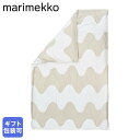 マリメッコ marimekko デュベカバー Lokki ロッキ 掛け布団カバー シングル 150×210cm オフホワイト×ベージュ 070878 183(7...