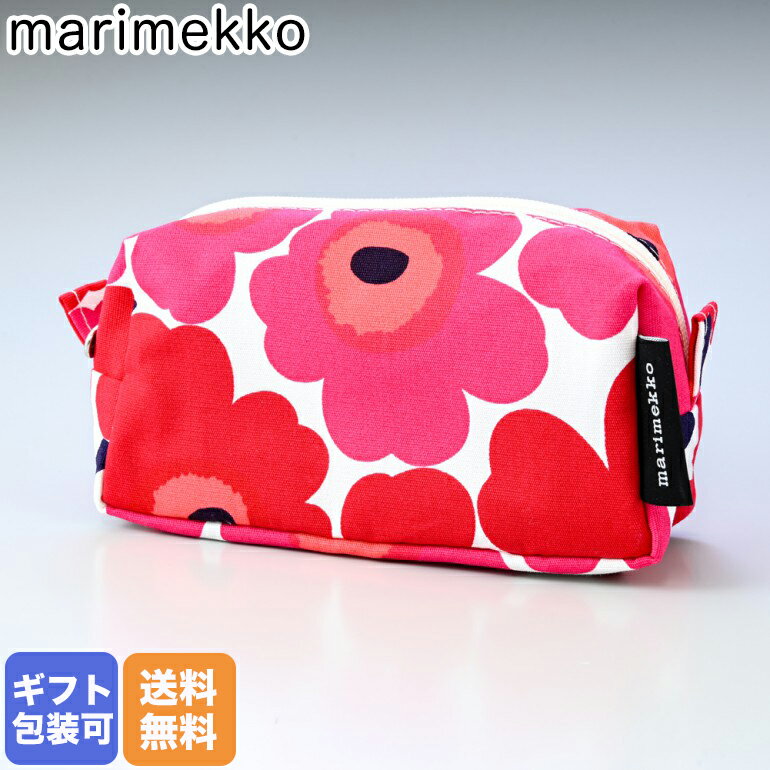 マリメッコ marimekko ポーチ コスメティックポーチ 旅行ポーチ ペンケース ミニウニッコ レッド 047196 001 メール便可275円