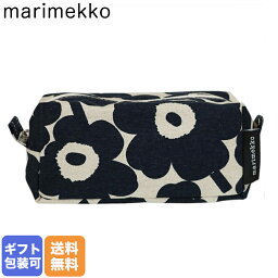 マリメッコ ペンケース マリメッコ marimekko ポーチ コスメティックポーチ 旅行ポーチ ペンケース Unikko ウニッコ ダークブルー×ベージュ 070531 851 メール便可275円