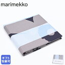 マリメッコ marimekko デュベカバー Unikko ウニッコ 掛け布団カバー シングル 150×210cm ブルー×オフホワイト×ピーチ 071532 125【スペシャルラッピングB対応(別売り)】