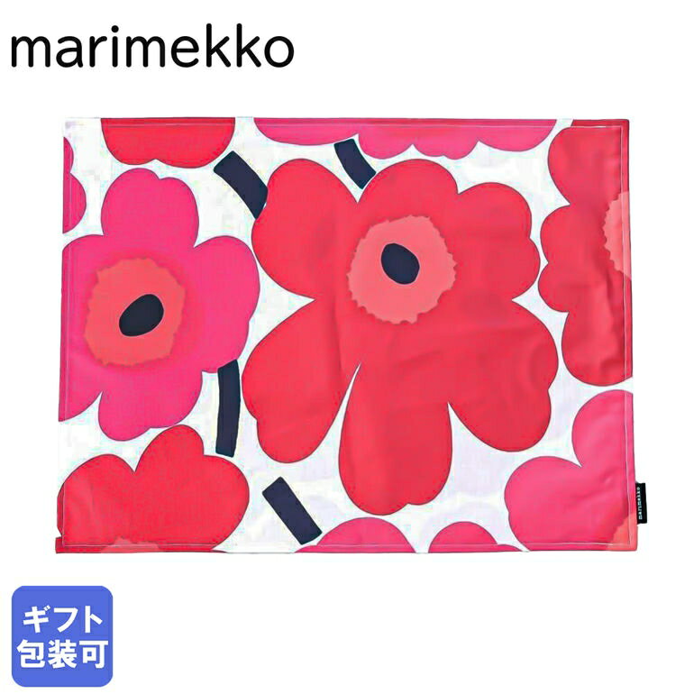 マリメッコ marimekko プレイスマット ランチョンマット PIENI UNIKKO ピエニ ウニッコ レッド×ホワイト 071694 001 クロネコゆうパケット対応【スペシャルラッピングB対応(別売り)】