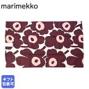 楽天Alevel（エイレベル）【エントリー10倍★24日20:00から27日9:59】マリメッコ marimekko ティータオル キッチンタオル Pieni Unikko ピエニ ウニッコ バーガンディ×コットン 071763 832【スペシャルラッピングB対応（別売り）】