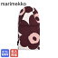 【刺しゅう名入れ可有料】 マリメッコ marimekko ミトン Pieni Unikko ウニッコ 鍋つかみ バーガンディ 071764 832 ネーム入れ クロネコゆうパケット対応