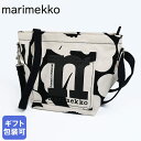 マリメッコ marimekko ショルダーバッグ 2023FALL MONO MINI CROSSBODY UNIKKO モノ ミニ ウニッコ レディース ブラック×オフホワイト 92198 092198 908 母の日 北欧雑貨 北欧デザイン