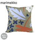 マリメッコ marimekko クッションカバー 2024AW 50×50cm SUVI グリーン マルチカラー 73318 073318 650 ヌードクッシ...