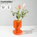 マリメッコ marimekko ベース 花瓶 2025SS Pokkali オレンジ 73951 073951 200 北欧デザイン オブジェ インテリア【スペ...