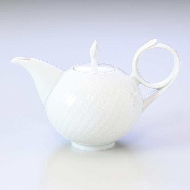 エントリー買いまわり最大19倍!マイセン 波の戯れ ホワイト ティーポット S Meissen 000001-29722-1| 食器 磁器 高級 【スペシャルラ...