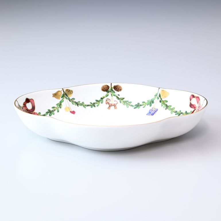 ロイヤルコペンハーゲン スターフルーテッド ディーププレート 深皿 22cm 17.5cm クリスマス 2503359 日本未発売 1017441 名入れ可有料 ※工賃別売り 【スペシャルラッピングB対応(別売り)】