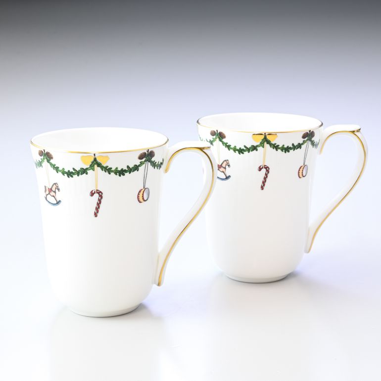 エントリー買いまわり最大19倍!ロイヤルコペンハーゲン スターフルーテッド マグカップ ペア 330ml 2503497 日本未発売 1017449| 食器 高...