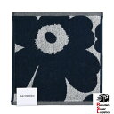 楽天スーパーロジ出荷 マリメッコ marimekko ハンドタオル ミニタオル レディース UNIKKO ウニッコ ハンカチ ホワイト×ダークブルー 07052...