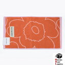 楽天スーパーロジ出荷 マリメッコ marimekko タオル ゲストタオル フェイスタオル 50×30cm PIIRTO ウニッコ オレンジ 73536 073...