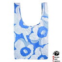 楽天スーパーロジ出荷 マリメッコ marimekko エコバッグ 買い物袋 スマートバッグ 2025SS Unikko ウニッコ ブルー 93925 09392...