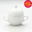 エントリー10倍!9日20:00から 16日1:59 10%OFF!ロイヤルコペンハーゲン ホワイトフルーテッド ハーフレース シュガーボウル 200ml 11...
