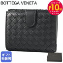 ボッテガヴェネタ BOTTEGA VENETA 二つ折り財布 小銭入れ付き 2025SS イントレチャート メンズ レディース ブラック 382576 V3UN...