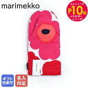 エントリー最大28倍!6/4 20時-6/5まで★マリメッコ Marimekko ミトン 鍋つかみ Pieni Unikko ピエニ ウニッコ ホワイト×レッド...