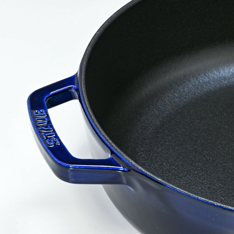 ストウブ ブレイザー ソテーパン 鋳物 ホーロー 鍋 なべ 調理器具 キッチン用品 グランブルー 28cm 3.7L 12612891 (40511-476-0)