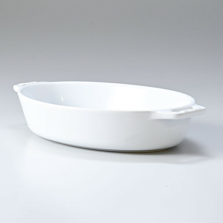 ストウブ セラミック ストウブ staub オーバルディッシュ 23cm セラミック Roasting Dish oval White ホワイト 40511-158-0｜ キッチン 父の日