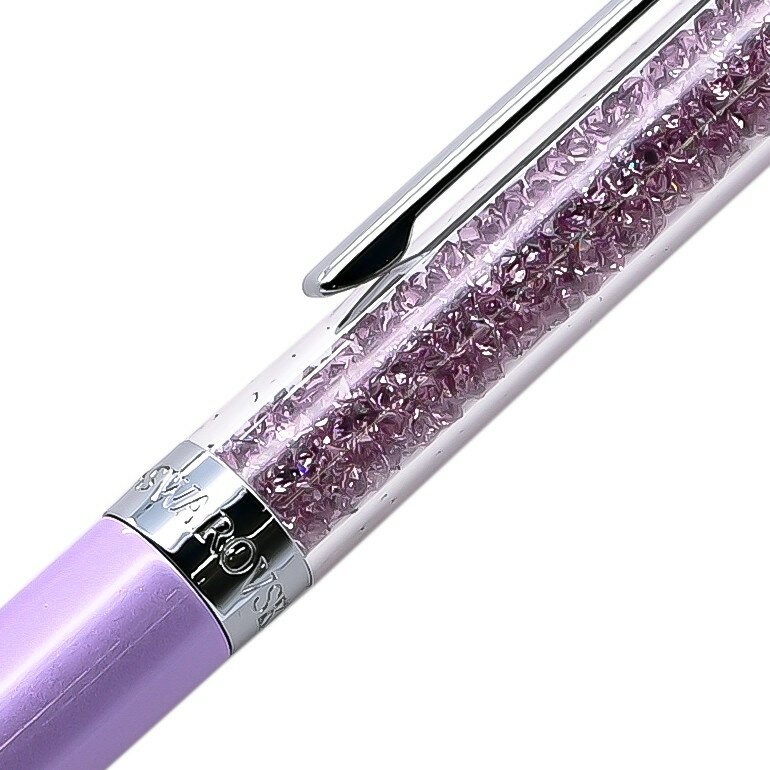 【名入れ可有料】 スワロフスキー SWAROVSKI ボールペン Crystalline Light Lilac クリスタルライン ライトライラック 5224388 ※名入れ別売り ネーム入れ メール便可 名前入れ