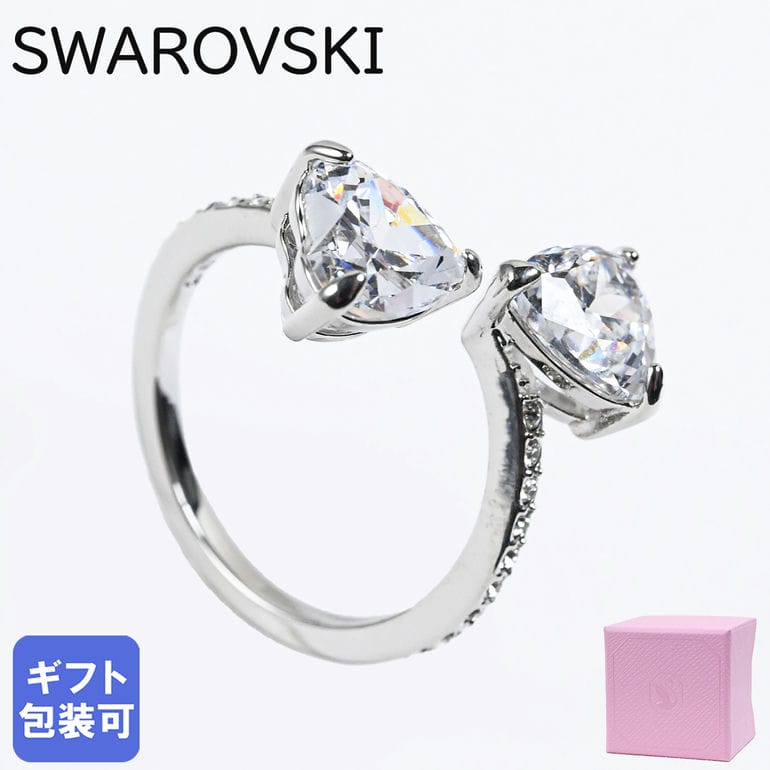 スワロフスキー  【エントリー10倍★9日20:00から16日1:59】スワロフスキー SWAROVSKI リング 指輪 10号 Attract Soul アトラクト オープンリング シルバー 5535191 ジュエリー【スペシャルラッピングB対応(別売り)】