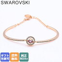 スワロフスキー SWAROVSKI ブレスレット レディース スパークリング ダンス Oval ラウンドカット ローズゴールド パープル バングル 5620554｜ アクセサリーキラキラ