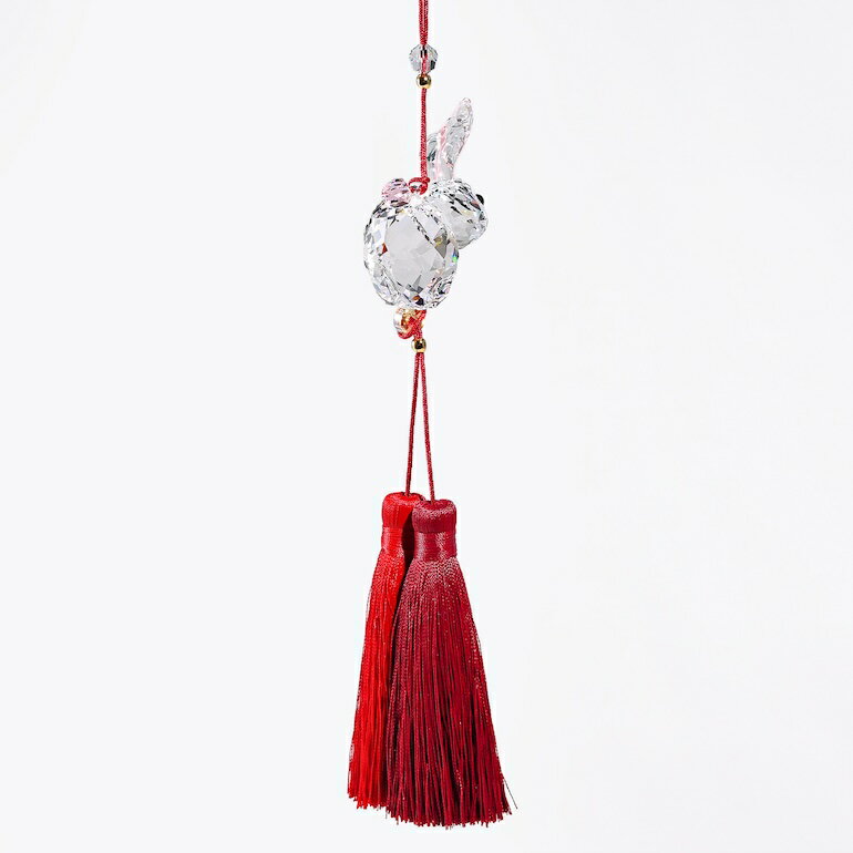 スワロフスキー SWAROVSKI オーナメント 2022AW Asian Symbols ウサギ オブジェ イ...