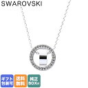 スワロフスキー ネックレス（レディース） 【エントリー10倍★24日20:00から27日9:59】スワロフスキー SWAROVSKI ネックレス ホロウ Hollow ペンダント シルバー×クリア 5636501｜ アクセサリーキラキラ【スペシャルラッピングB対応(別売り)】