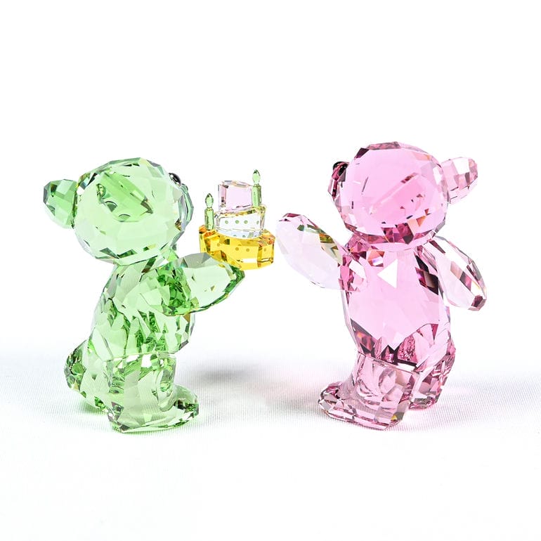 スワロフスキー SWAROVSKI クリスタルフィギュア KRISベア Birthday Bears 5639858...