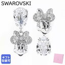 スワロフスキー SWAROVSKI ピアス 2023AW Disney Minnie Mouse ディズニー ミニーマウス ドロップピアス クリア×シルバー 5668779 ジュエリー【スペシャルラッピングB対応(別売り)】