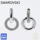 スワロフスキー SWAROVSKI ピアス 2023AW Dextera フープピアス クリア×シルバー 5671807 ジュエリー