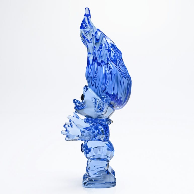スワロフスキー SWAROVSKI クリスタルフィギュア フィギュリン Good Luck Trolls グッドラック・トロールズ トロール ブルー 5682655 インテリア オブジェ 置物 【スペシャルラッピング660円(別売り)】 [2]